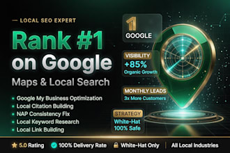 do complete local SEO, gmb optimization and google maps ranking
