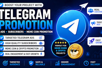do telegram promotion, telegram ads, telegram subscribers, meme coin promotion