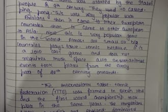 provide clean handwriting services for any project
