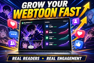 professionally market your webtoon or comic for real engagement and growth
