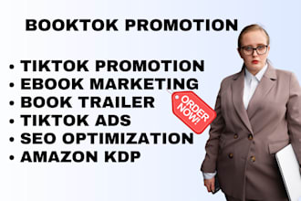 rank book sales on tiktok booktok book promotion booktok video ebook marketing