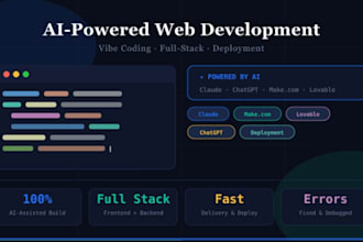 build your website using ai vibe coding