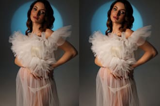 high end maternity pregnancy retouch