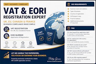 register your vat and eori number UK eu norway fast and accurately