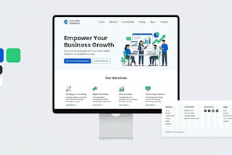 create optimized UI UX for business websites