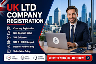 register UK ltd company for non residents with full guidance and compliance