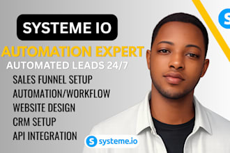 create high converting systeme io or getresponse landing pages and funnels