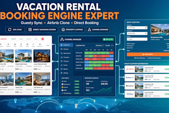 guesty sync booking engine clone airbnb website vacation rental direct booking