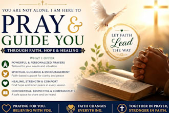 offer powerful prayers and spiritual guidance for peace, clarity, and healing
