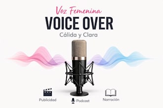 professional female spanish voice