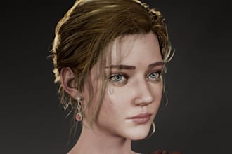build unreal engine 3d metahuman character modeling, 3d photorealistic humanoid