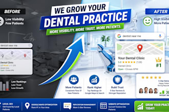 provide SEO solutions for dentists to rank your clinic on google