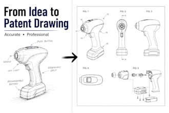 draw accurate patent illustrations for your invention idea