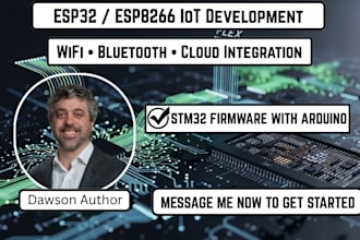 evelop esp32, esp8266 iot project with wifi bluetooth and cloud integration
