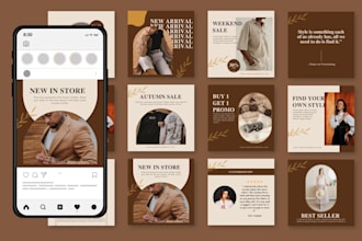 design professional social media posts for your brand