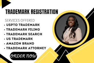 us trademark search, filing and amazon brand registry uspto attorney patent