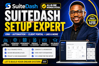 suitedash expert setup, suitedash automation client portal suitedash integration