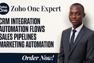 be your zoho one expert and manager