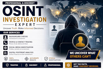 osint private investigator to find people and background check