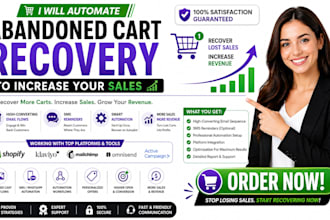 automate abandoned cart recovery increase ecommerce sales