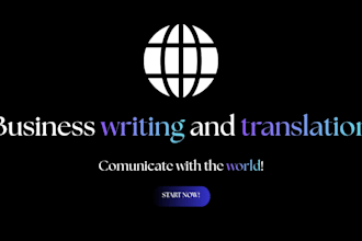 translate business emails and commercial documents in 3 different languages