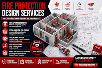 design fire sprinkler system, hydraulic calculation and nfpa plans