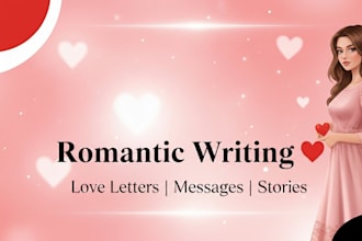 write heartfelt romantic love letters and messages for you
