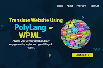 translate wordpress website perfectly using polylang, wpml plugin