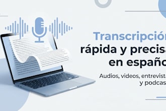 transcribe your audio or video in spanish
