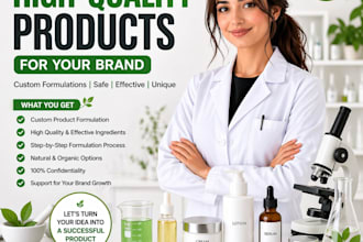 be your formulation chemist for product development