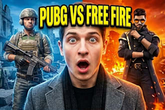 design viral youtube thumbnails for gaming, cooking, vlogs and any niche