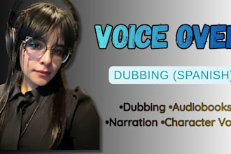 record professional neutral spanish voice over and dubbing