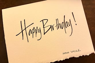create custom type or hand lettering