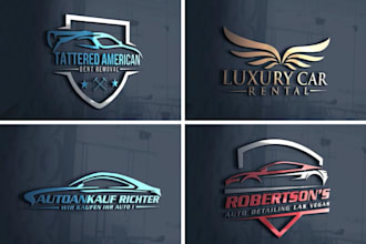 create vintage logo design automotive, car, vehicle bussines