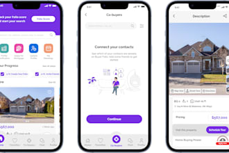 design modern, user friendly UX UI for web and mobile apps