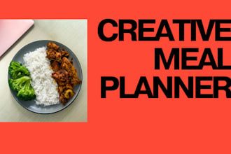 design a creative meal planner
