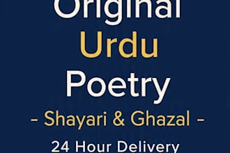 write original urdu poetry and emotional shayari for you