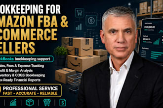 do bookkeeping and profit tracking for amazon fba and ecommerce sellers