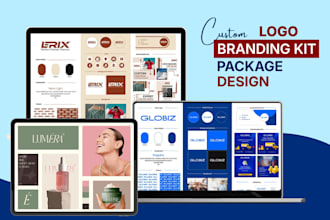 do logo design, branding kit package design, brand identity, brand style guide