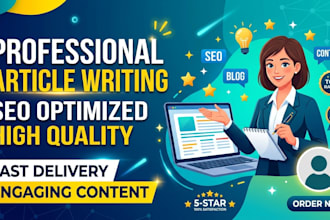 writing unique article or blogs content for all catagories