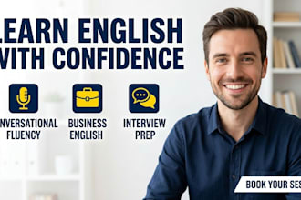 teach you to speak english fluently with an american accent