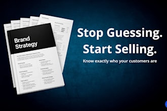 develop data driven brand strategy for your business