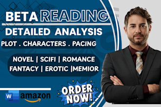 beta read your manuscript, provide detailed critique, feedback