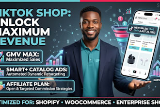 setup tiktok shop gmv max and catalog ads for ecommerce
