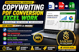 do a copywritting work