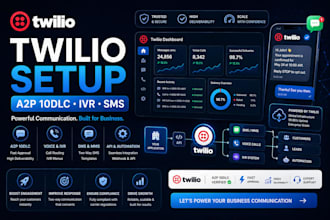setup twilio a2p 10dlc ivr sms api integration and gohighlevel