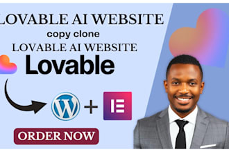 convert lovable ai website to wordpress using elementor clone lovable ai website