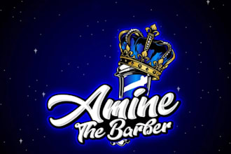 design unique barber and beauty saloon logo