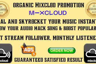 do organic mixcloud mix promotion for super fast growth using google ads