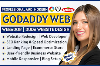 develop godaddy duda website redesign godaddy website webador design godaddy